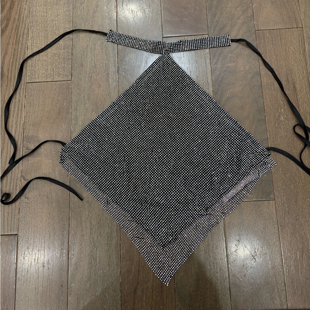 Tiger mist silver chain mail top!